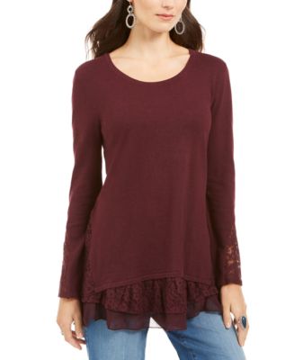 Style & Co Layered-Look Tunic, Created for Macy's - Macy's