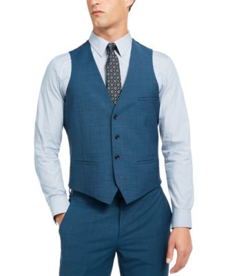 teal suit vest