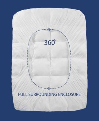 Tahari Home Premium Embossed Deep Pocket Mattress Topper - King