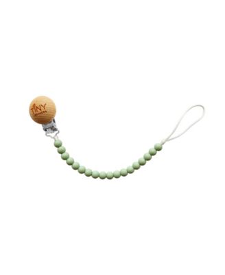 3 Stories Trading Tiny Teethers Infant Silicone Pacifier Clip - Sage