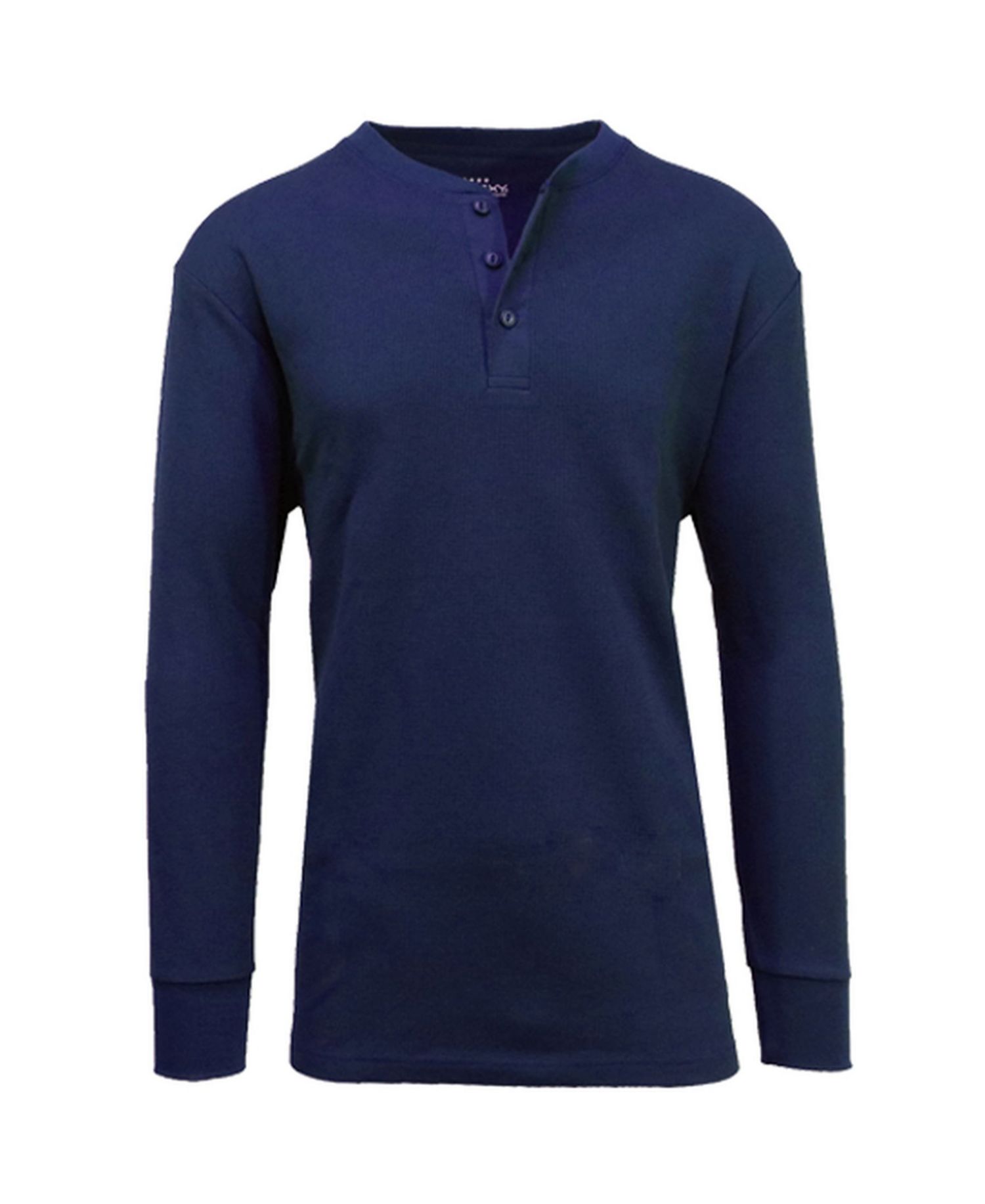 Men's Long Sleeve Thermal Henley Tee