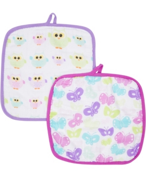 Miracle Baby Boys and Girls Muslin Washcloths - Pack of 2