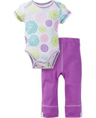Boys and Girls Short Sleeve Bodysuit and Pant Outfit