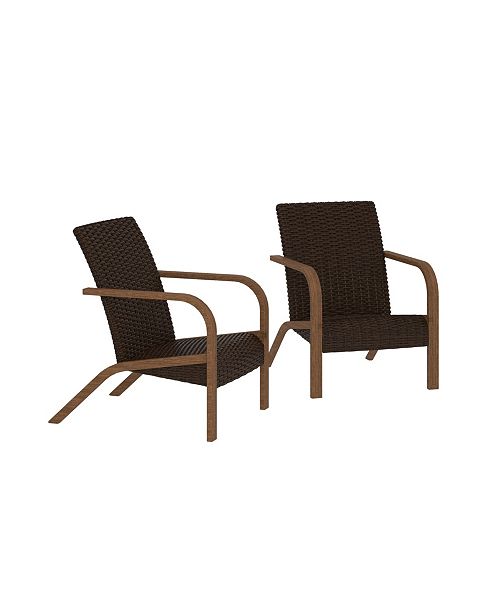 Cosco Outdoor Living Smartwick Patio Lounge Chairs 2 Pack