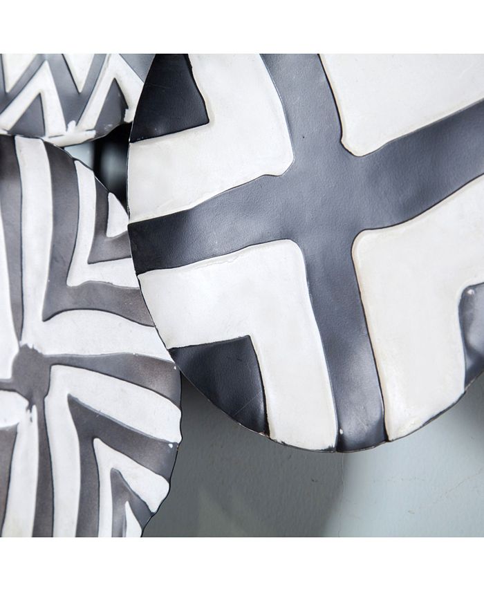 Luxen Home Abstract Metal Wall Art Macy's