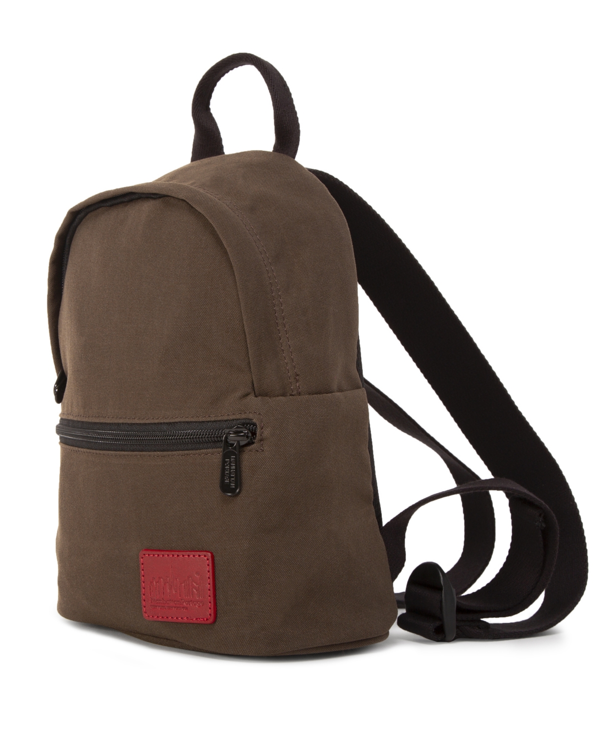 Waxed Nylon Randall's Backpack - Dark Brown