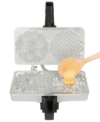 CucinaPro Polished Electric Pizzelle Maker Press