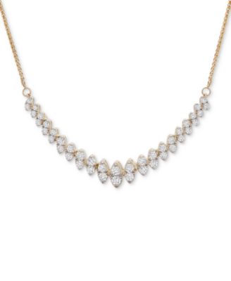 Wrapped in Love - Diamond 18" Statement Necklace (1 ct. t.w.) in 14k Gold