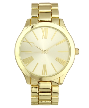 image of Inc Women-s Gold-Tone Bracelet Watch 42mm, Created for Macy-s