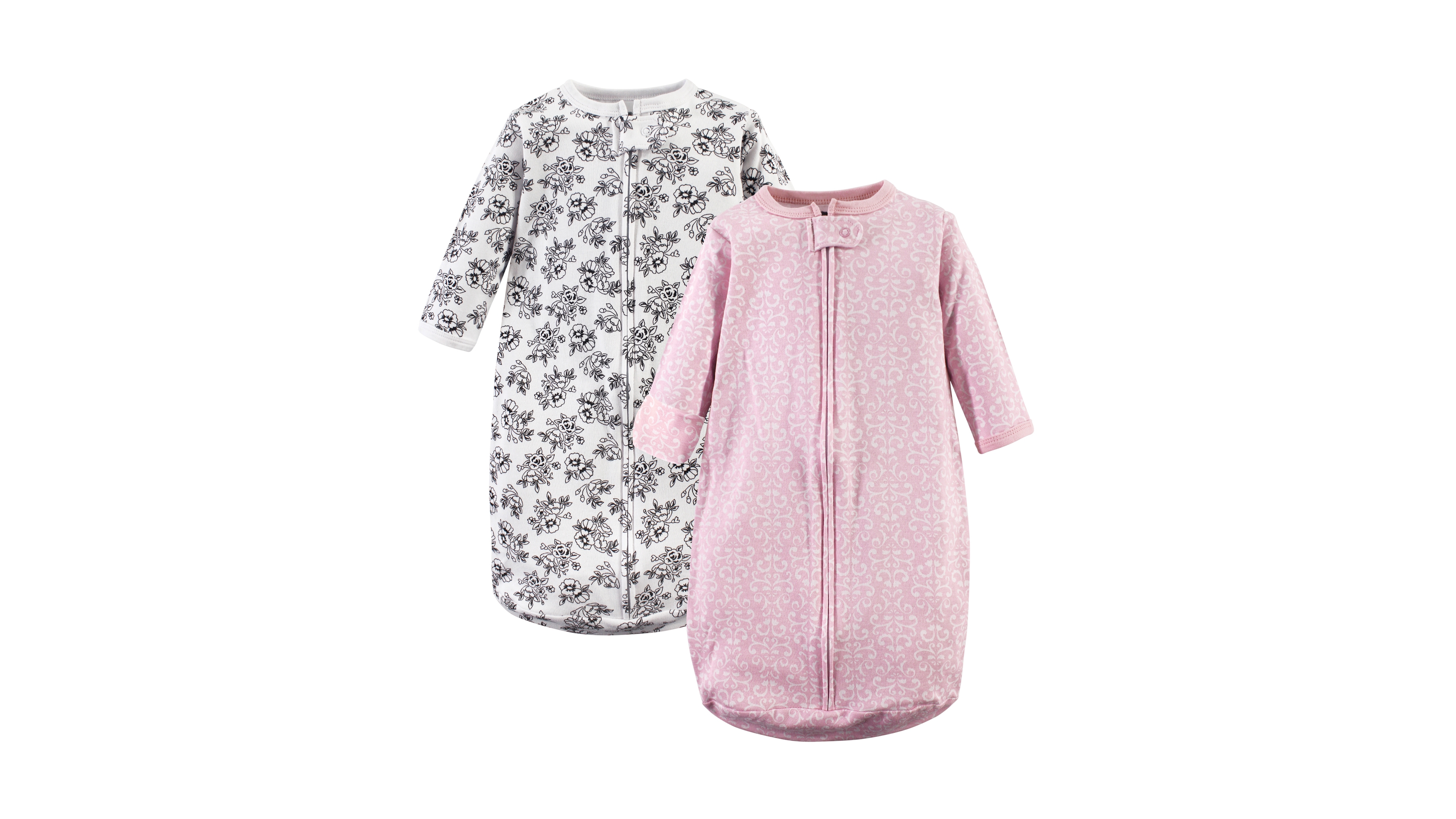 Hudson Baby Cotton Long-Sleeve Wearable Sleeping Bag