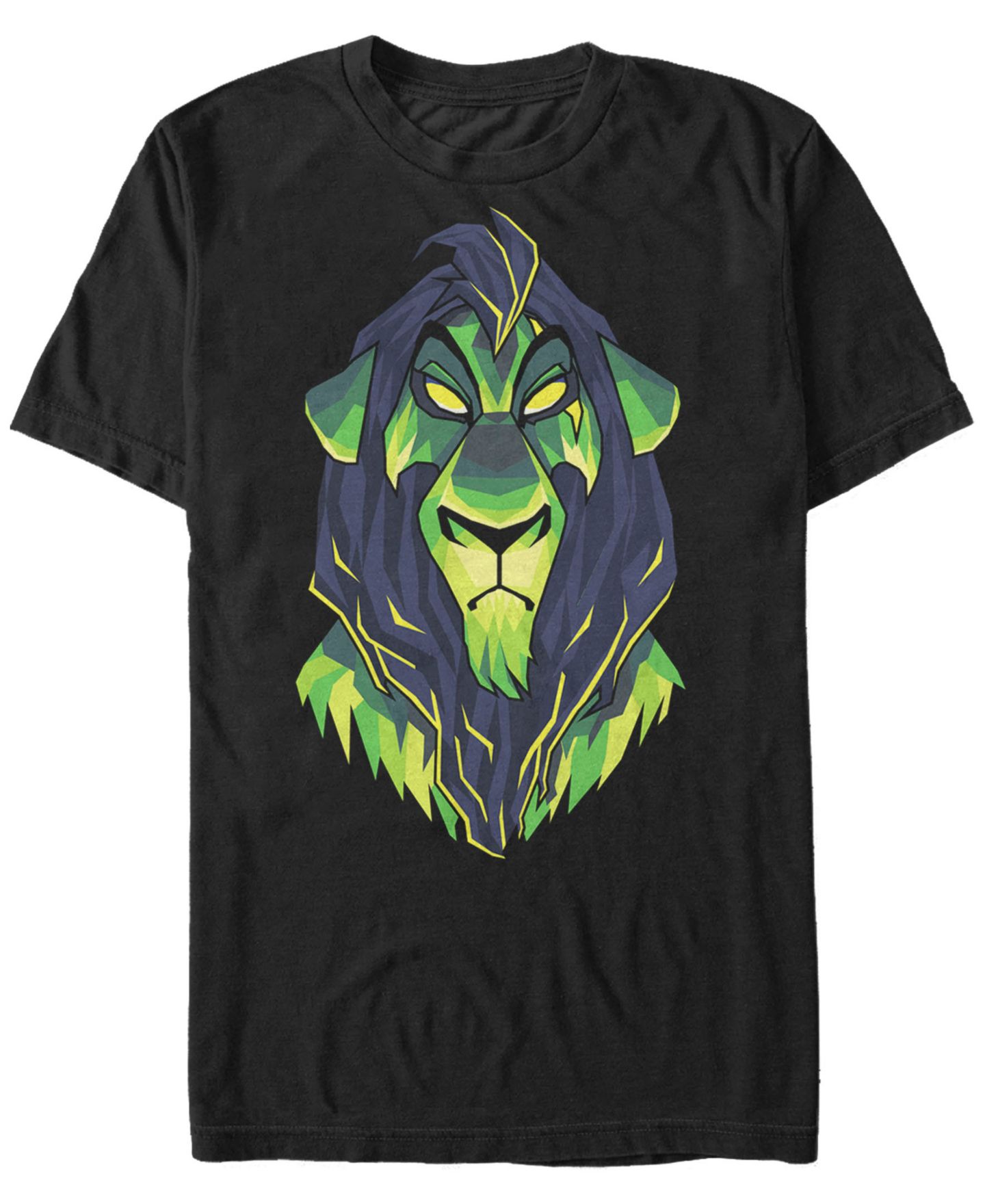 Мужская футболка Fifth Sun Disney The Lion King Scar Portrait Short Sleeve, цвет: Чёрный — фото 1