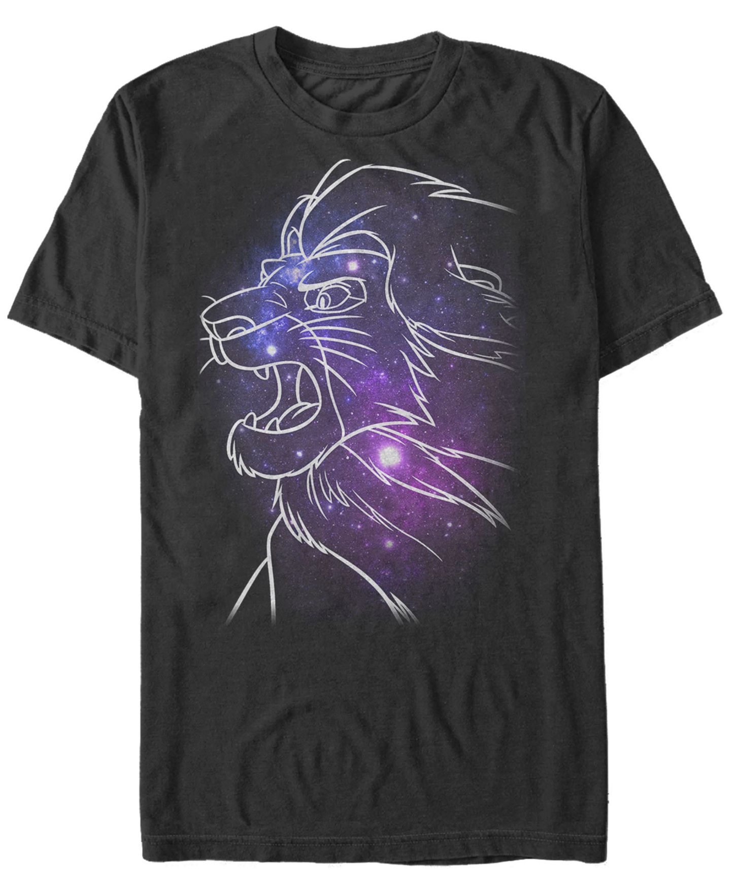 Мужская футболка Fifth Sun Disney The Lion King Fireflies and Kings Short Sleeve, цвет: Чёрный — фото 1