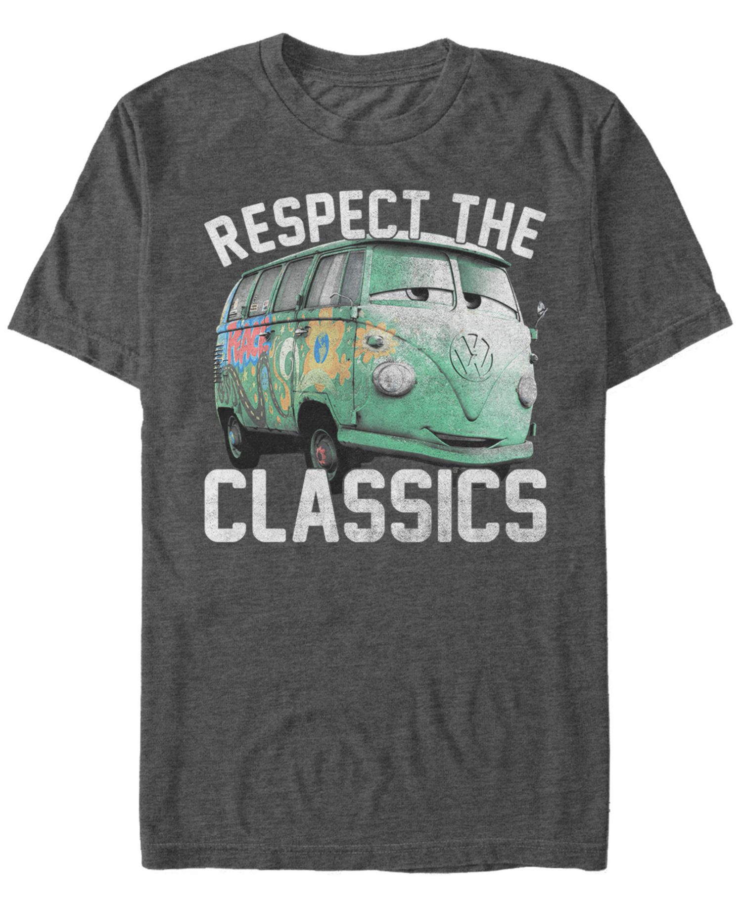 Disney Pixar Men's Cars Fillmore Respect The Classics Short Sleeve T-Shirt