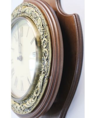 Uniquewise Classic Wood Wall Clock With Swinging Pendulum - Macy's