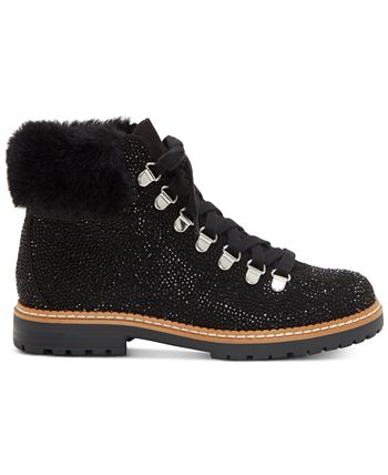 inc women's pravale lace up hiker bling