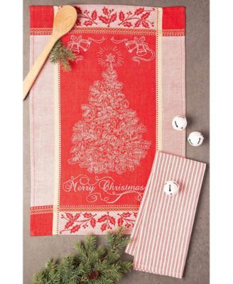 Assorted Vintage-Like Merry X-mas Dishtowel Set