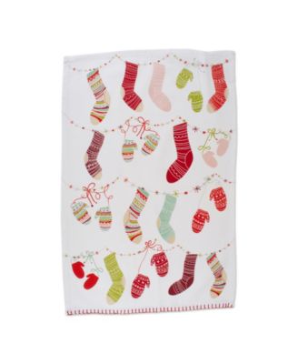 Assorted X-mas Trimmings Printed Dishtowel Set