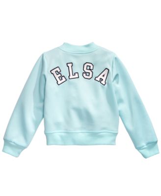 Disney Little Girls Elsa Bomber Jacket