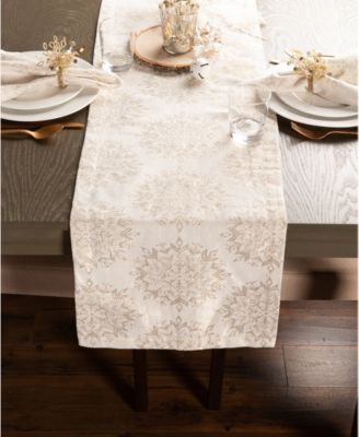 Winter Sparkle Jacquard Table Runner