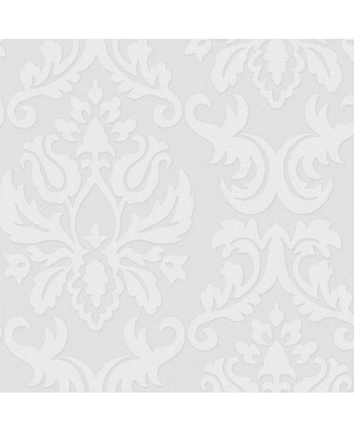 Graham & Brown Graham Brown Large Damask Paintable Wallpaper Macy's