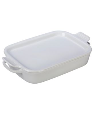 Wholesale White Rectangle Ceramic Oven Baking Dishes Stoneware