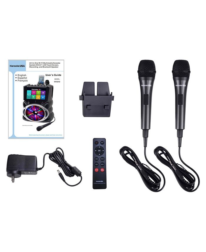 Karaoke USA WK849 Complete WiFi Bluetooth Machine Macy's