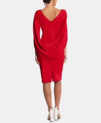 Caped Sheath Dress