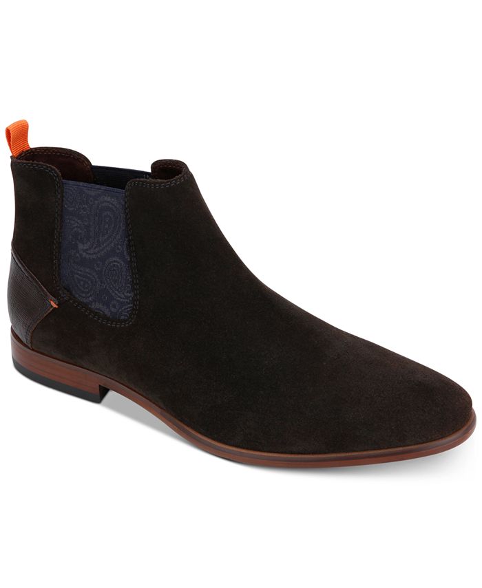 Tallia Men s Verano Suede Chelsea Dress Boots Macy s