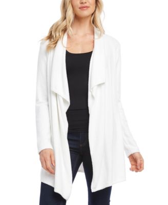Karen Kane Draped Open-Front Cardigan