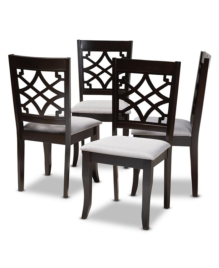Macy's black sales dining chairs