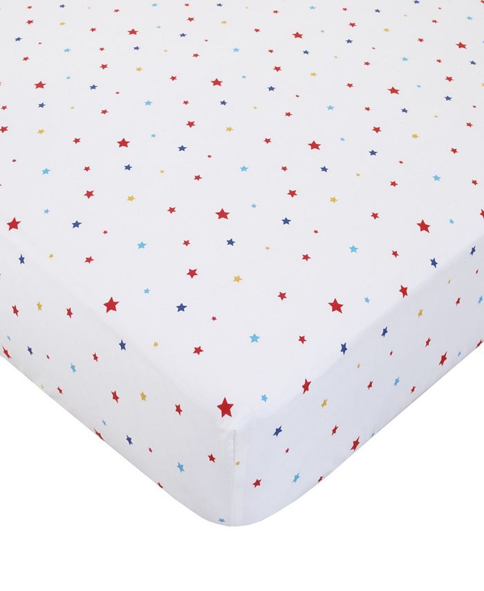 Macy's Doodle Dog Star Print Crib Sheet Macy's