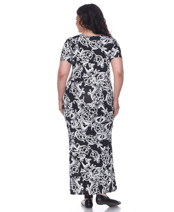 White Mark Women's Plus Size Jasmine Maxi Dress & Reviews - Dresses ...