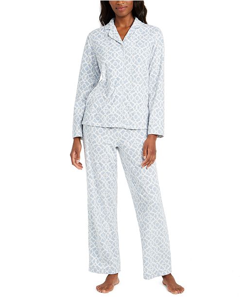Women S Petite Cozy Fleece Pajama Set Created For Macy S