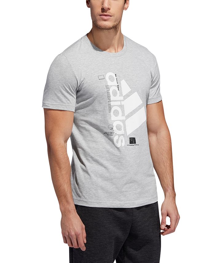adidas Men's Logo T-Shirt & Reviews - T-Shirts - Men - Macy's