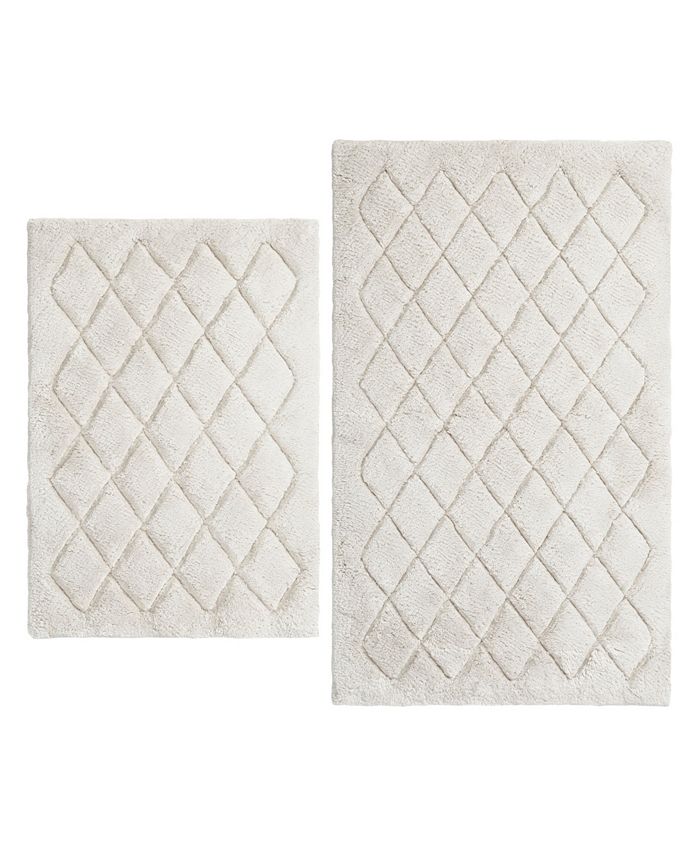 Vera Wang Marquis Diamond Bath Rug Set Macy's