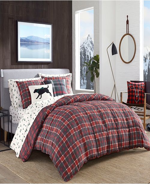 Eddie Bauer Timber Tartan Red Comforter Set Twin Reviews