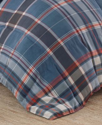 Shasta Lake Navy Comforter Set, King