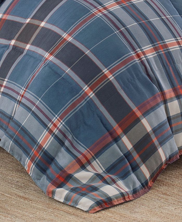 Eddie Bauer Shasta Lake Navy Comforter Set, King Macy's