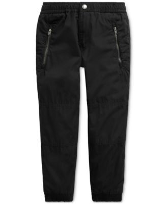 Toddler and Little Boys Cotton Poplin Jogger Pant