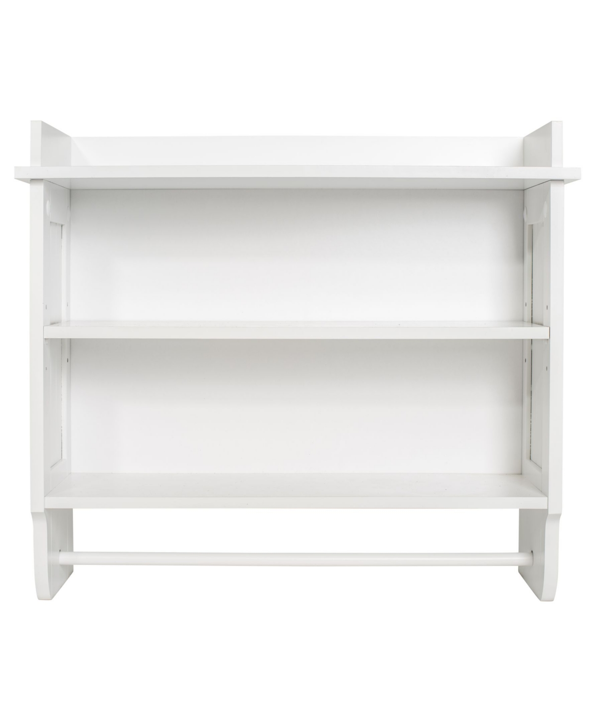 Redmon Contemporary Country Wall Shelf with Towel Bar Bedding