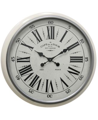 StyleCraft - Metal and Glass Wall Clock