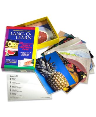 Stages Learning Materials Lang-o-Learn Esl Vocabulary Cards Flashcards, Fruits and Vegetables