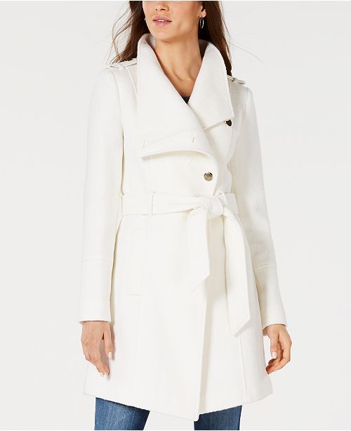 Guess Asymmetrical Wrap Coat Created For Macy S Reviews