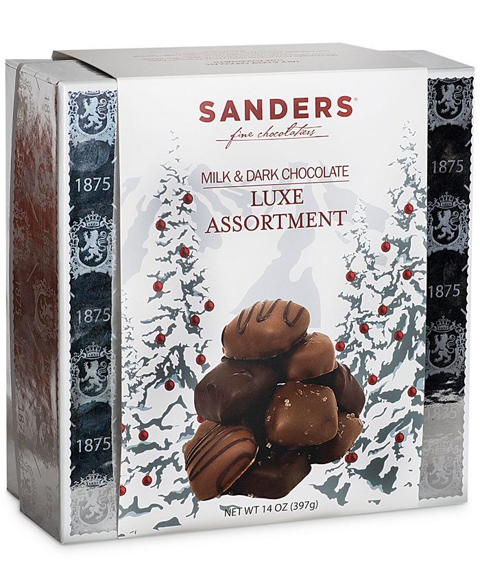Sanders Luxe Dark & Milk Chocolate Assortment Macy's