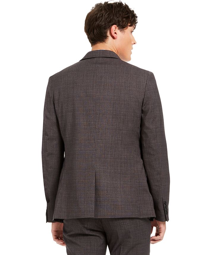INC International Concepts INC Men's Slim-Fit Crosshatch Suit Jacket ...