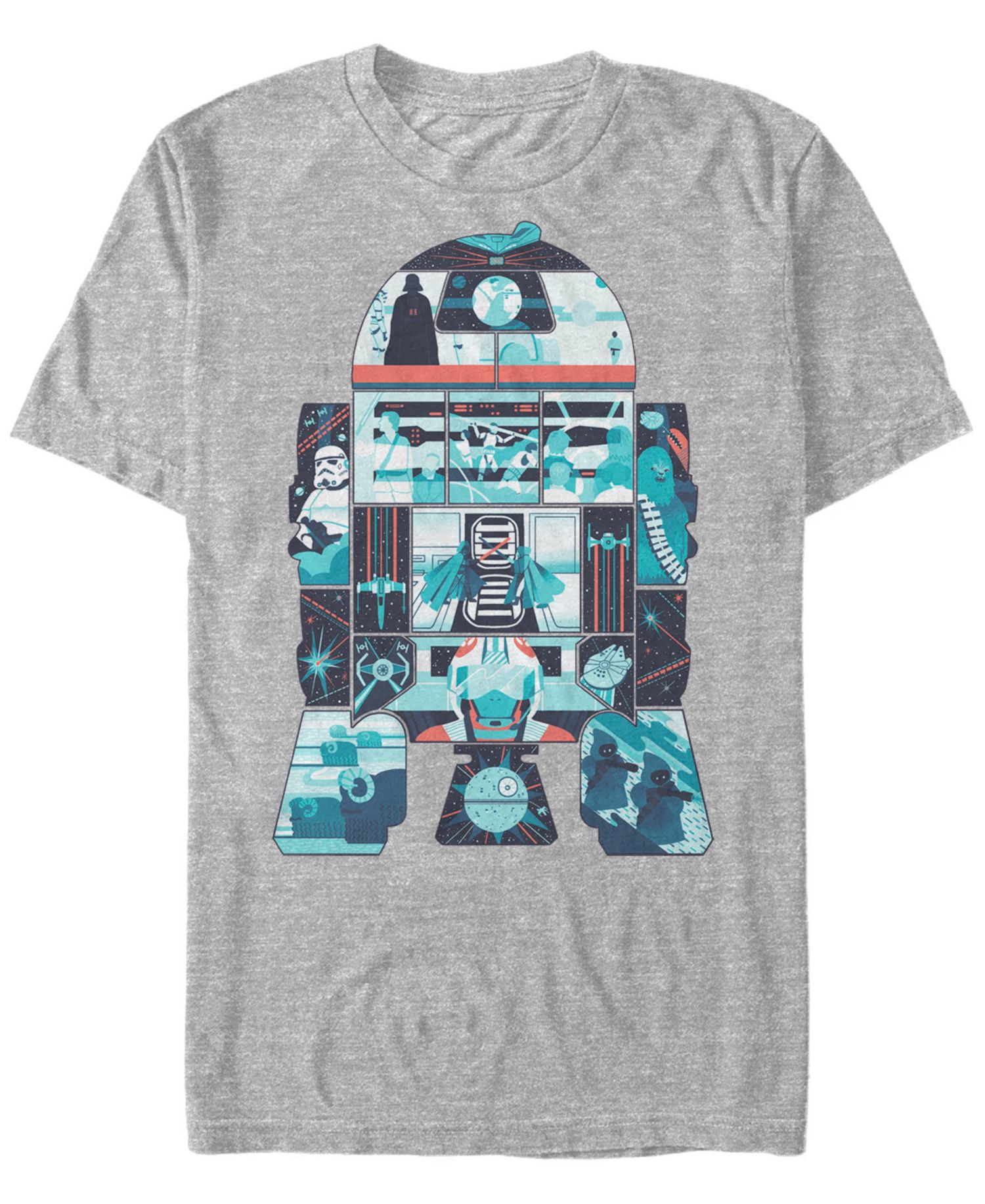 Star Wars Men's Classic R2-D2 Behind The Scenes Short Sleeve T-Shirt