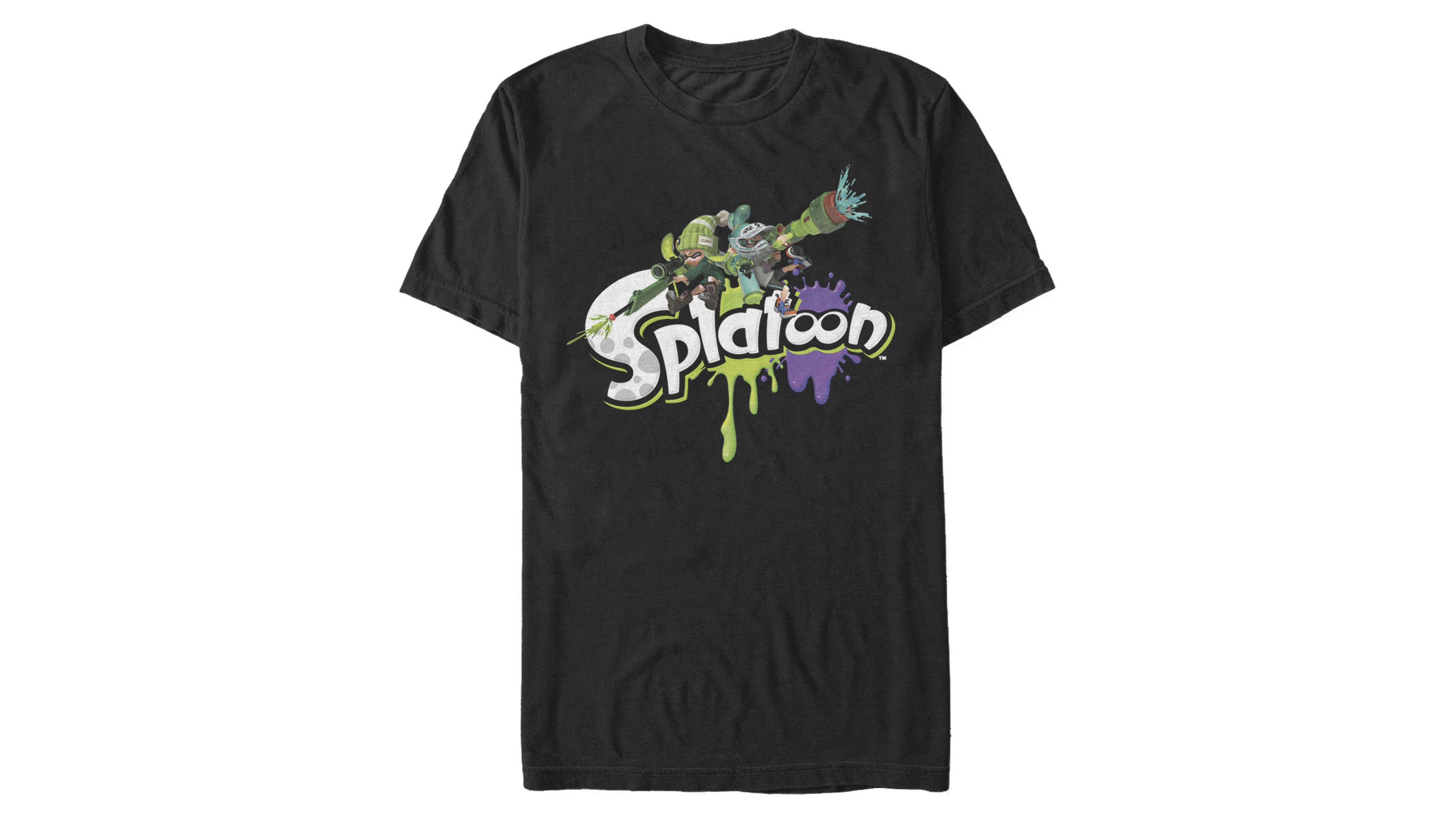Nintendo Men's Splatoon Paint Logo Short Sleeve T-Shirt