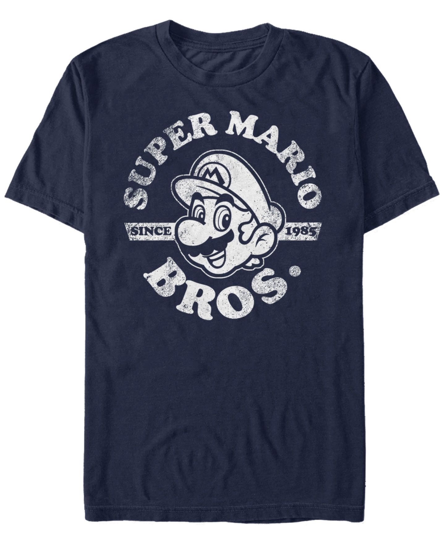 Мужская футболка Fifth Sun Nintendo Super Mario Bros. Since 1985 Short Sleeve, цвет: Тёмно-синий — фото 1