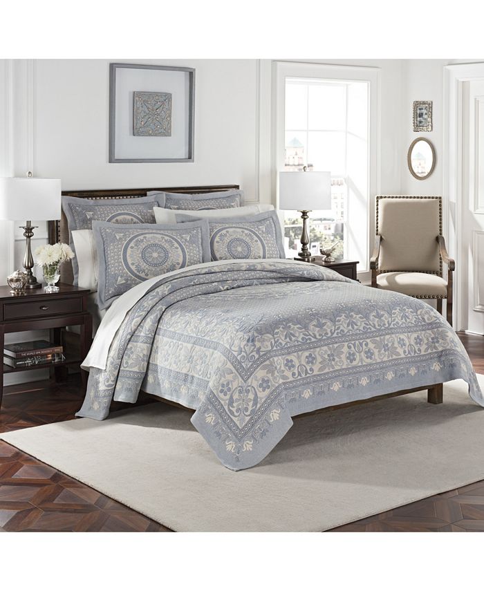 Williamsburg Basset Matelasse Queen Coverlet Macy's
