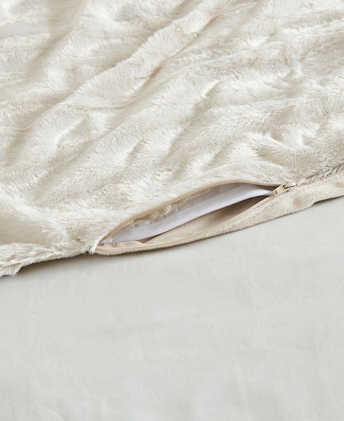 Beautyrest Duke Faux Fur 18lbs Weighted Blanket & Reviews Blankets